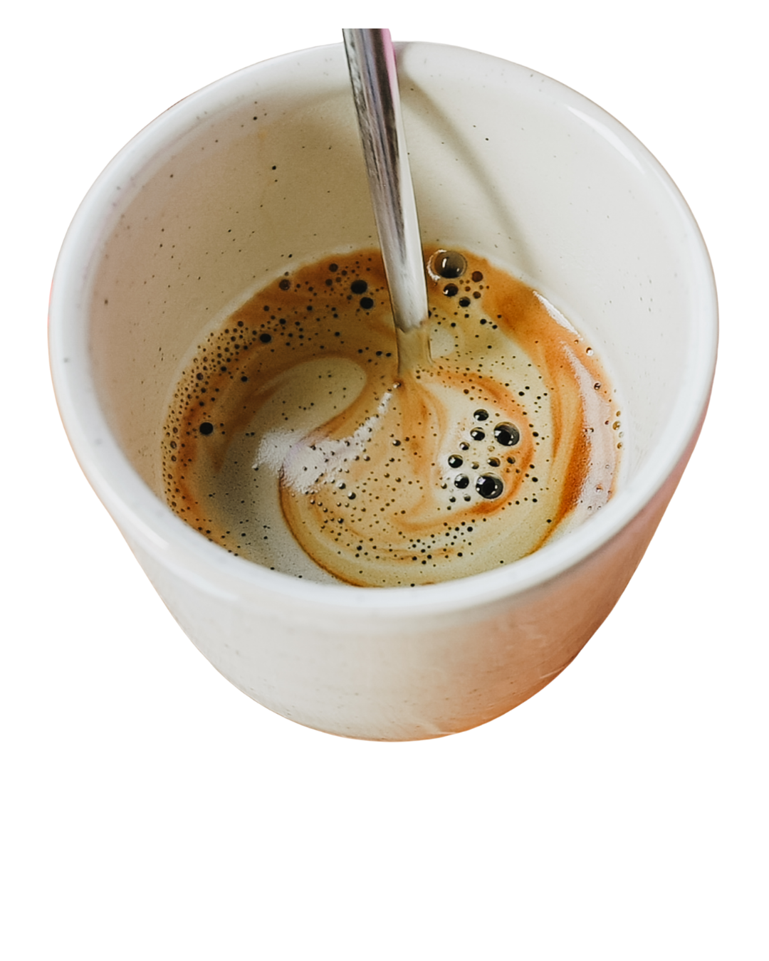 Tasse Matekaffee mit Löffel